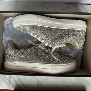 Betsey Johnson Sidny Glitter Sneakers